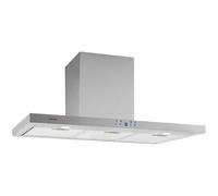 Hotte murale aspirante Klarstein Limelight 90 cm - Débit 600 m³/h - Classe énergétique A++ - Argent