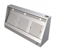 Hotte Murale avec Moteur Profondeur 950 - L 1000 à 3000 mm - Combisteel - l3000- L1600- P1- h1-