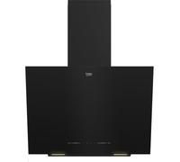 Hotte murale BEKO bPRO 500 BHCA62422BBH 60 cm noire, 400 m3/h, 3 vitesses, éclairage LED, anti-retour