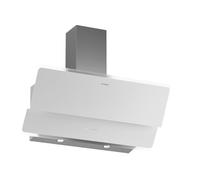 Hotte murale blanche Silverline 3490.9.733.02 OSLO, 90 cm Capacité 628 m3, 3 vitesses, contrôle tactile, éclairage 2x3W, fonction drop control