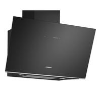 Hotte murale décorative Siemens LC91KLT60 iQ700 en verre noir, 1007 m³/h, Home Connect, PowerBoost