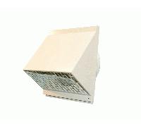Hotte murale extérieure avec grille de protection AWH 160 - blanc - 8.073.006