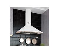 Hotte murale - GURARI - GCH 046 WH 9 - 90 cm - Forte aspiration 1000 m³/h - Blanche