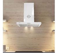 Hotte murale - GURARI - GCH F 461 WH 6 - 60 cm - 1000 m³/h - Évacuation & recyclage