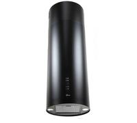 Hotte murale GURARI GCH V 380 36 BL PRIME, Hotte aspirante ronde 36 cm, noire, 1000m³/h, 4 vitesses, écran d'affichage