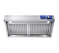 Hotte murale Mistral Pro 1200 x 900 mm - moteur 250W - débit 1600-2100 m³/h - LED, variateur