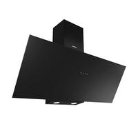 Hotte murale noire Silverline 3481.9.733.01, 90 cm, classe A Capacité 402 m3, 3 vitesses, éclairage LED, contrôle tactile, bruit max 66 db, une cheminée, sortie 120 mm