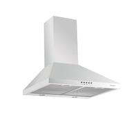 Hotte décorative murale 60cm 500m3/h blanc Glem ghp645wh blanc, Inox G