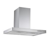 Hotte murale Respekta/Hotte murale 60 cm/Boîtier en acier inoxydable/Fonction d'extraction et de recyclage d'air / CH22098IXB / B / 59 - 69 dB