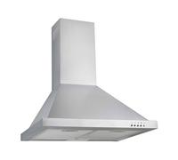 Hotte murale Respekta/Hotte murale 60 cm/Boîtier en acier inoxydable/Fonction d'extraction et de recyclage d'air / CH22078IXB / B / 59 - 64 dB