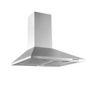 Hotte murale Respekta/Hotte murale 60 cm/Boîtier en acier inoxydable/Fonction d'extraction et de recyclage d'air / CH22058IX-B/B / 59 - 64 dB