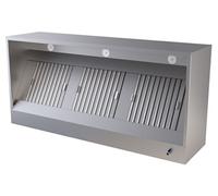 Hotte Murale Sans Moteur Profondeur 950 mm L 1000 à 3000 mm 7333.0630