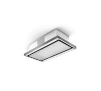 Hotte plafond CLOUD SEVEN inox et blanc 90 cm recyclage