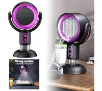 Hotte portable avec ventilateur d'échappement à 2 vitesses, filtre amovible et lavable, grande tasse de collecte d'huile, hotte de cuisine sans fil pour barbecue intérieur, hot pot, camping, voyages à