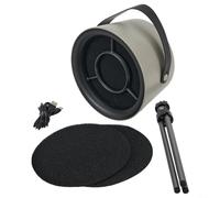 Hotte portable pour barbecue en plein air, grille d'aération de cuisine à 3 vitesses avec filtre remplaçable, ventilateur extracteur de table compact pour une extraction efficace de la fumée, design