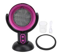 Hotte Portable Rechargeable, Hotte De Cuisinière Bureau avec Technologie D'ions Négatifs, 2 Vitesses, Filtre Amovible et Bac à Huile - Silencieuse, Angle Réglable, Idéale Pour (Violette)