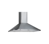 Hotte pyramidale - - FAH3419 - 76-124 x 90 x 50 cm - Silver