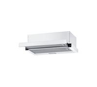 Hotte standard MEPAMSA Slimline 60X 60 cm 290 m³/h 65W C Blanc - Evacuation - Niveau sonore maximum: 62 dB