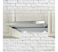 Akpo WK7LIGHT50IX hotte Semi-intégrée (Semi-encastrée) Acier Inoxydable 220 m³/h E