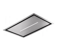 Cata Hotte décorative Isla Bennu Slim 900 X/A avec 3 niveaux d'extraction, panneau de contrôle tactile, moteur S6, largeur de 90 cm, finition en inox