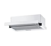 Hotte standard MEPAMSA Slimline 60X 60 cm 290 m³/h 65W C Blanc - Evacuation - Niveau sonore maximum: 62 dB