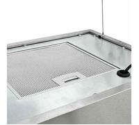 Hotte suspendue à capteur tactile LCD 55 cm Acier inoxydable_2 ans garantie_26180
