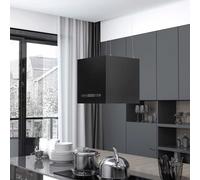 Hotte Suspendue à LCD Tactile 37 cm Acier Enduit de Poudre Cuisine vidaXL