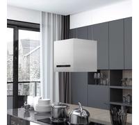 Hotte Suspendue à LCD Tactile 37 cm Acier Enduit de Poudre Cuisine vidaXL