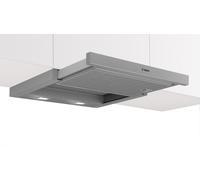 Hotte télescopique Bosch DFM064A53 - Série 4 - Encastrable - 268 m³/h - 62 dB - 3 vitesses + 1 intensif - Silver