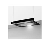 Hotte tiroir 60cm - 2pcs filtres à charbon - 370m³/h - recyclage ou evacuation - 2 vitesses - noir - cd6906db