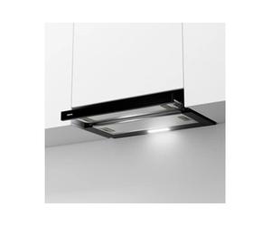 Hotte tiroir 60cm - 2pcs filtres à charbon - 370m³/h - recyclage ou evacuation - 2 vitesses - noir - cd6906db