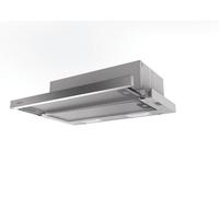 Airlux Hotte téléscopique AHT630IX 59,8 cm - prof. 280 cm - évacuation/recyclage - inox/argent
