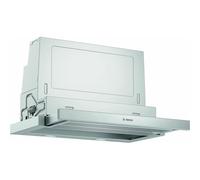 Bosch Serie 4 DFS067A51 hotte Semi-intégrée (semi-encastrée) Métallique, Argent 727,7 m³/h