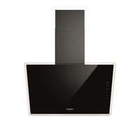 Hotte, Verticale 60 cm, Noir, min/max/B 290/580/660 m3/h, niveau son. min/max/B 54/68/71 dB(A), 3+1 vitesses, Classe B, Contrôle électronique par touches sensitives, Accès directs, filtre à charbon in