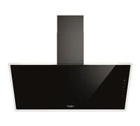 Whirlpool WHVF93FLTK hotte Montée au mur Noir 660 m³/h