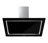 Hotte verticale 90cm noire , Systeme d''aspiration perimetrique ''Contour'', Puissance: min. 290 m3/h - max. 558 m3/h - boost 696 m3/h fonctionnement en recyclage (SET D10CTP), Efficacite energetique