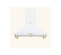 Hotte vintage murale OSIRIS blanc mat 90 cm