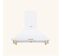 Hotte vintage murale OSIRIS blanc mat 60 cm