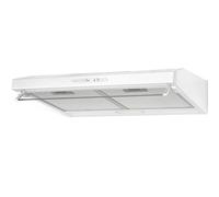 Hotte visière blanche Bomann DU623-3-blancBlancHotte aspirante sous-structure d'une largeur de 60 cm, Aspiration puissante de 205 m³/h, Eclairage LED efficace (blanc chaud 2W