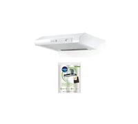 FABER Hotte Visière Casquette aspirante blanc Largeur 60cm Débit d'air 220m3/h