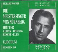 HOTTER HANS (baritono) - Les Maitres Chanteurs De Nuremberg