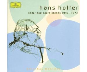 Hotter, Hans - Lieder et scènes d'opéra - Schubert, Wolf, Verdi, Bizet, Wagner ...
