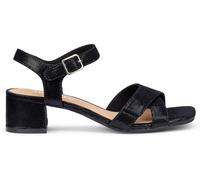 Hotter Hotter Black Extra Wide Fit Jive Slip On Formal Sandals
