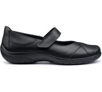 Hotter Hotter Black Standard Fit Hope Touch-Fastening Leather Shoes Black EU 37 (UK 4)