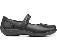 Hotter Hotter Black Standard Fit Shake II Touch Fastening Leather Shoes Black EU 38.5 (UK 5.5)