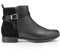 Hotter Hotter Black Wide Fit Haydock Zip Boots