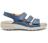 Hotter Hotter Blue Wide Fit Abigail Touch-Fastening Sandals
