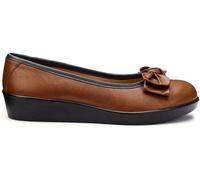 Hotter Hotter Brown Jade Slip-On Ballets Shoes Brown EU 37.5 (UK 4.5)