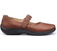 Hotter Hotter Brown Standard Fit Shake II Touch Fastening Leather Shoes Brown EU 37.5 (UK 4.5)