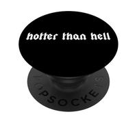 Hotter Than Hell Plus Chaud Que l'enfer Gothique Hot PopSockets PopGrip Adhésif